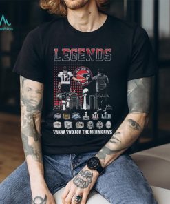 Official Legends Tom Brady And Bill Belichick Thank You For The Memories Signatures Tshirt