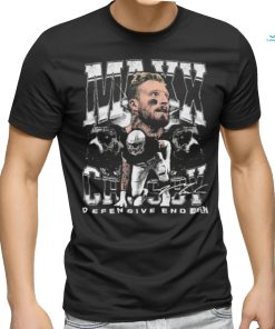 Official Maxx Crosby Las Vegas Raiders Vintage Grunge Signature Shirt