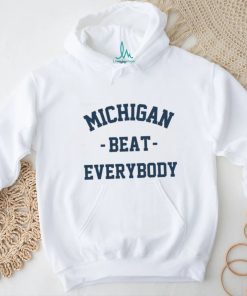 Official Michigan Beat Everybody Shirt Football Tee National Champs Shirt Champions T Shirt