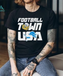 Official Michigan Wolverines And Detroit Lions Football Town USA T shirt