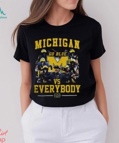 Official Michigan Wolverines Go Blue Vs Everybody T Shirt