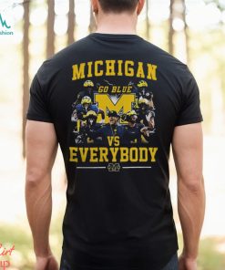 Official Michigan Wolverines Go Blue Vs Everybody T Shirt