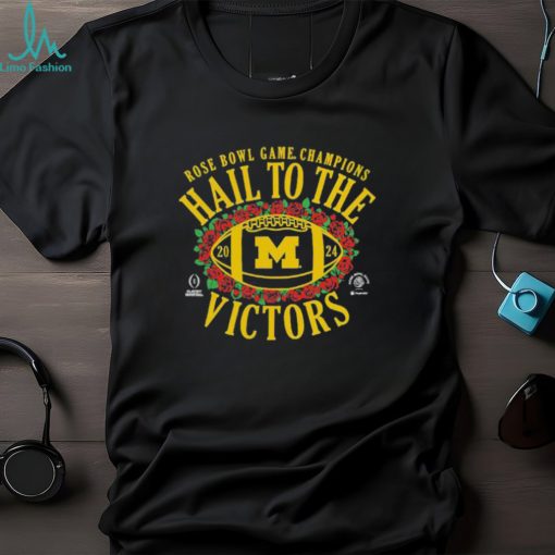 Official Michigan wolverines college Football playoff 2024 rose bowl champions hometown T shirt