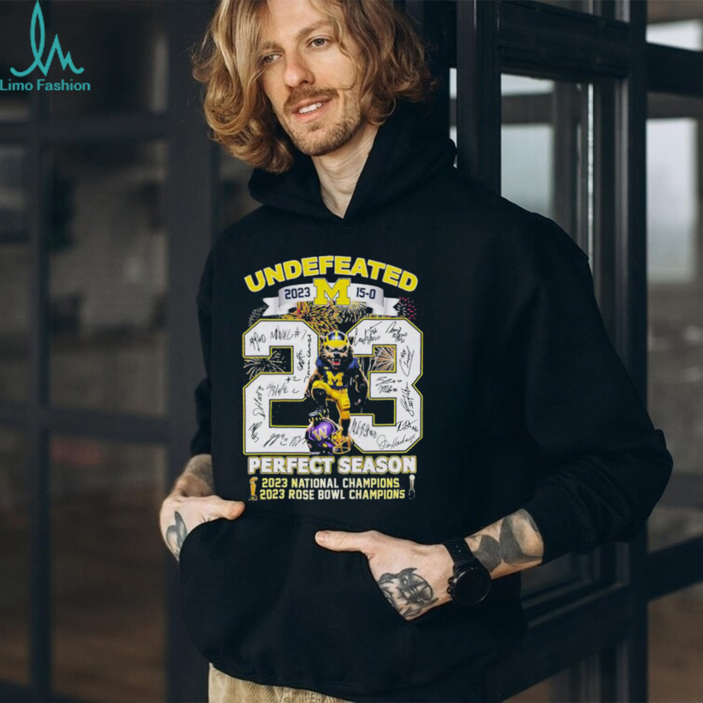 Official Michigan wolverines undefeated 2023 perfect season shirt Official Michigan wolverines undefeated 2023 perfect season shirt