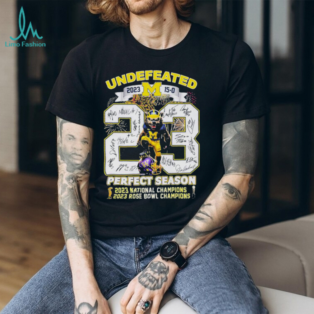 Official Michigan wolverines undefeated 2023 perfect season shirt Official Michigan wolverines undefeated 2023 perfect season shirt
