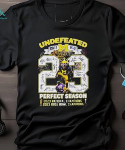 Official Michigan wolverines undefeated 2023 perfect season shirt
