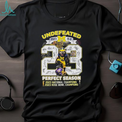 Official Michigan wolverines undefeated 2023 perfect season shirt