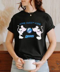 Official Mickey Mouse And Minnie Mouse Home Sweet Home Detroit Lions shirt