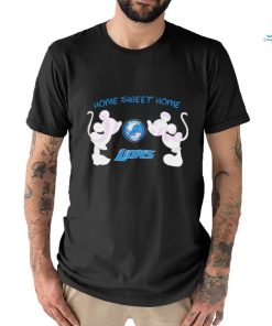 Official Mickey Mouse And Minnie Mouse Home Sweet Home Detroit Lions shirt