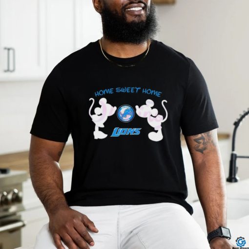 Official Mickey Mouse And Minnie Mouse Home Sweet Home Detroit Lions shirt