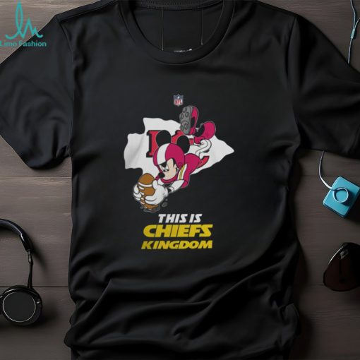 Official Mickey Mouse Chiefs Super Bowl LVIII Champions 2024 Red Shirts