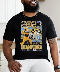 Official Missouri Tigers Mascot 2023 Goodyear Cotton Bowl Champions Shirt