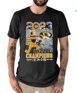 Official Missouri Tigers Mascot 2023 Goodyear Cotton Bowl Champions Shirt