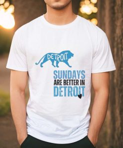 Official NFL Football Sundays Are Better In Detroit 2024 Shirt