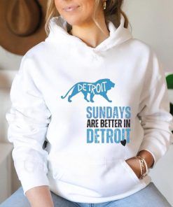 Official NFL Football Sundays Are Better In Detroit 2024 Shirt