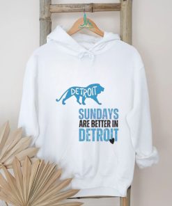 Official NFL Football Sundays Are Better In Detroit 2024 Shirt