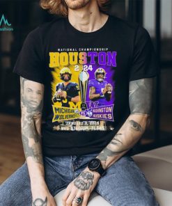 Official National Championship Houston 2024 Michigan Wolverines Vs Washington Huskies January 8, NRG Stadium Shirt
