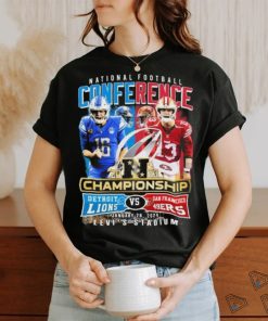 Official National Football Conference Championship Detroit Lions Vs San Francisco 49ers January 28, 2024 Shirt