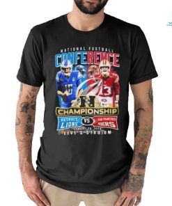 Official National Football Conference Championship Detroit Lions Vs San Francisco 49ers January 28, 2024 Shirt