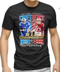 Official National Football Conference Championship Detroit Lions Vs San Francisco 49ers January 28, 2024 Shirt