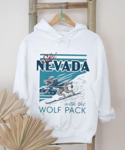 Official Nevada Ski With The Wolf Pack Retro Shirt, hoodie, sweater, long sleeve and tank top Official Nevada Ski With The Wolf Pack Retro Shirt