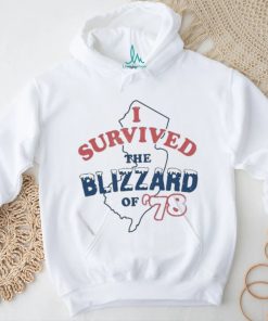 Official New Jersey I Survived The Blizzard Of ’78 T shirt