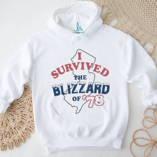 Official New Jersey I Survived The Blizzard Of ’78 T shirt
