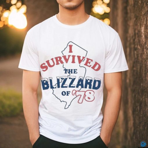 Official New Jersey I Survived The Blizzard Of ’78 T shirt