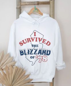 Official New Jersey I Survived The Blizzard Of ’78 T shirt