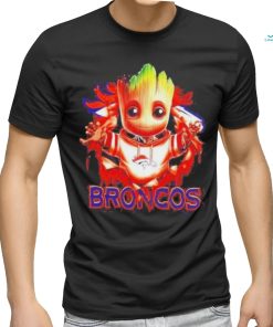 Official Nfl Denver Broncos Baby Groot Shirt