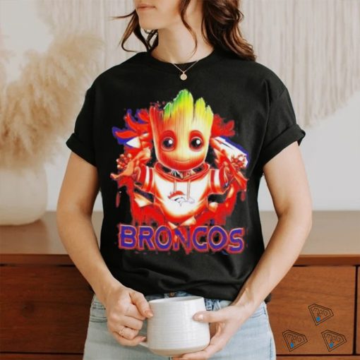 Official Nfl Denver Broncos Baby Groot Shirt