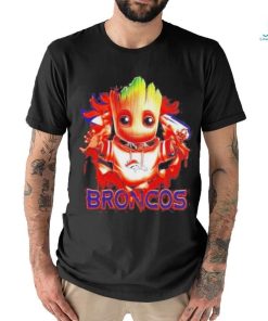 Official Nfl Denver Broncos Baby Groot Shirt