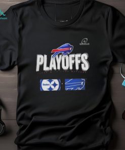 Official Nfl Playoff Super Wild Card 2024 Afc East Buffalo Bills Vs Afc North Steelers Matchup T Shirts