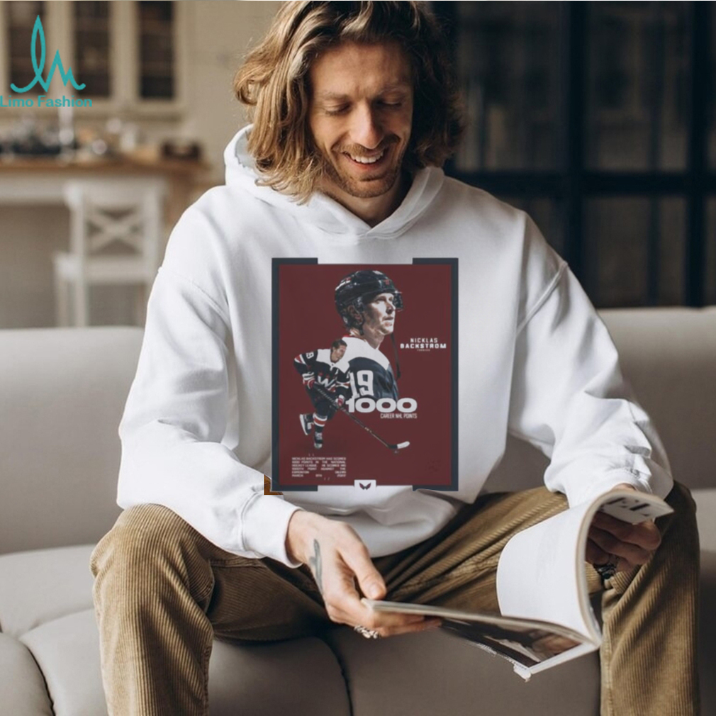 Official Nicklas backstrom forward 1000 career nhl points shirt Official Nicklas backstrom forward 1000 career nhl points shirt