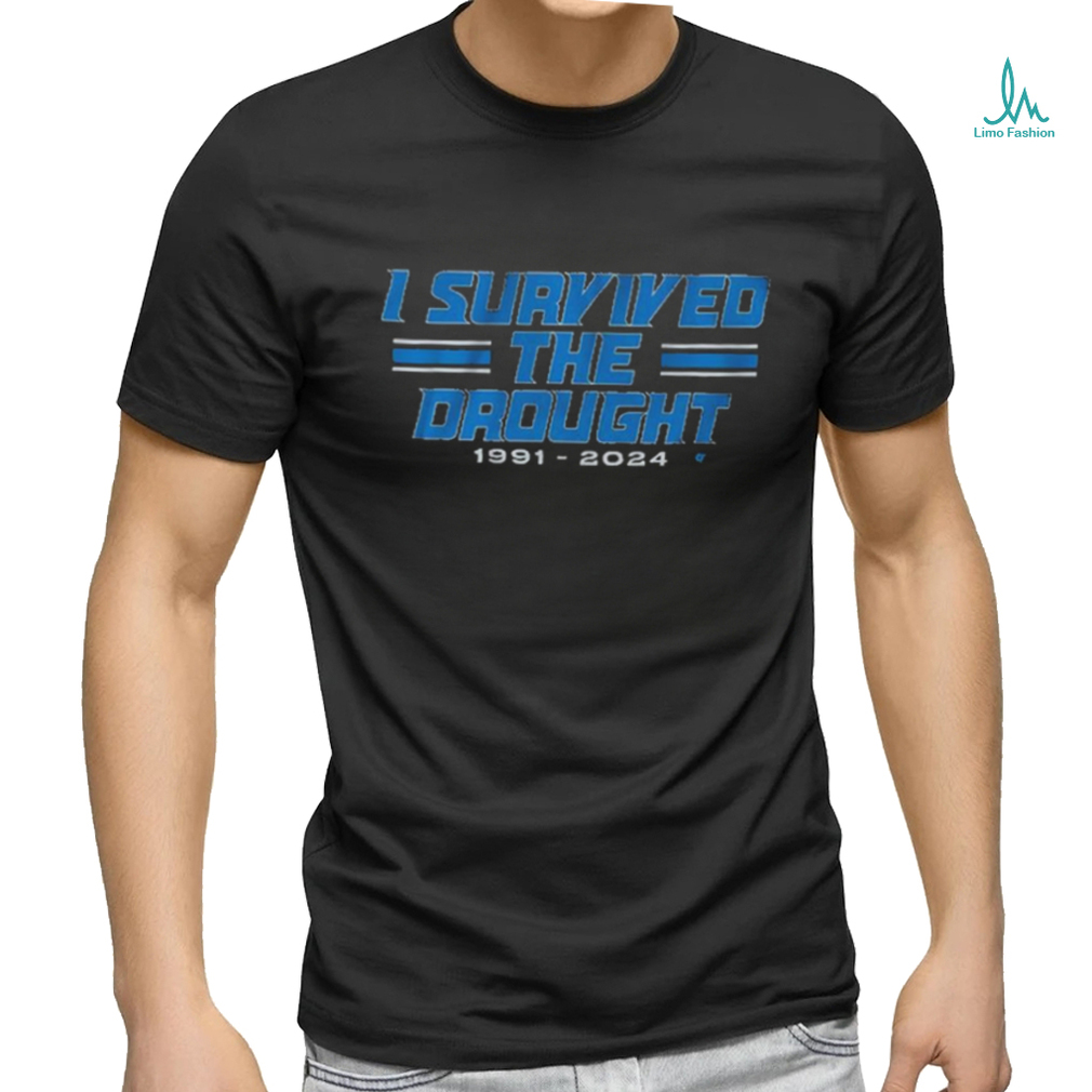 Official Official Detroit Lions I Survived The Drought 1991 2024 Shirt Official Official Detroit Lions I Survived The Drought 1991 2024 Shirt