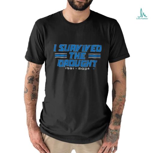 Official Official Detroit Lions I Survived The Drought 1991 2024 Shirt