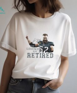 Official Official Jason Kelce The Legend Has Retired Shirt