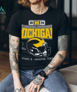 Official Official Michigan Wolverines Helmet 204 CFP National Championship Houston Shirt