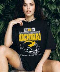 Official Official Michigan Wolverines Helmet 204 CFP National Championship Houston Shirt