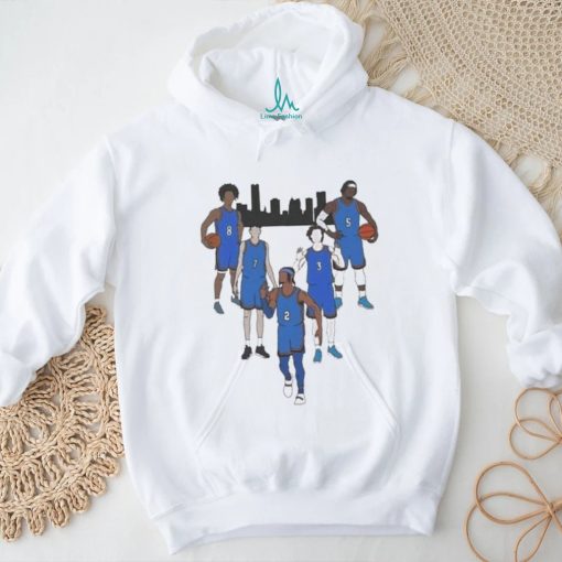 Official Okc thunder 2024 starting lineup T shirt