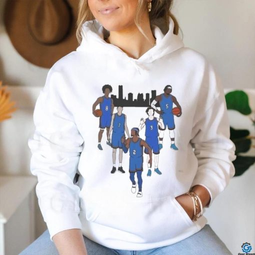 Official Okc thunder 2024 starting lineup T shirt