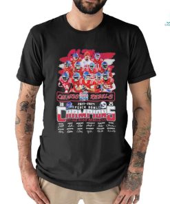 Official Ole Miss Rebels Team 2023 2024 Peach Bowl Champions Signatures Shirt