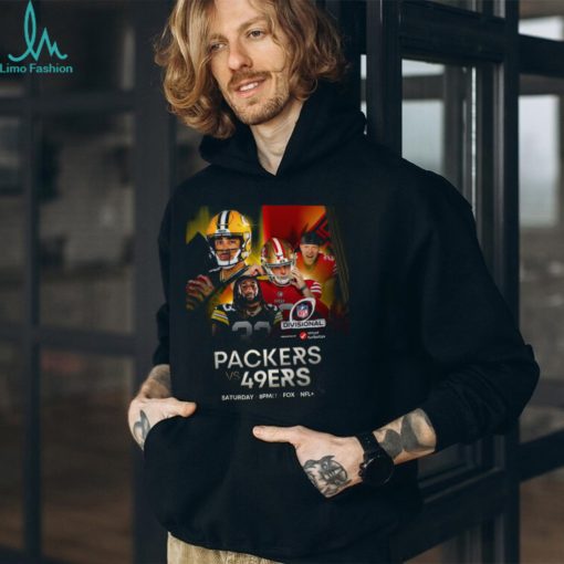 Official Packers Vs 49ers 2023 2024 NFL Divisional Game Shirt