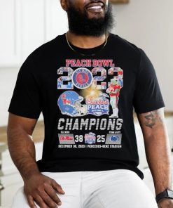 Official Peach Bowl 2023 Ole Miss Rebels Champions 38 25 Penn State Shirt