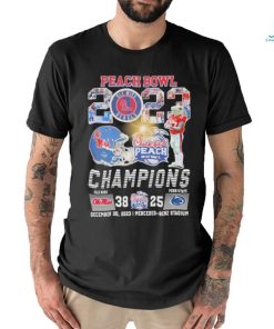 Official Peach Bowl 2023 Ole Miss Rebels Champions 38 25 Penn State Shirt