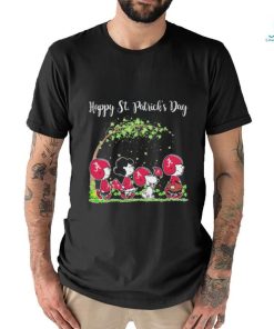 Official Peanuts Characters Alabama Crimson Tide Happy St. Patrick’s Day Shirt