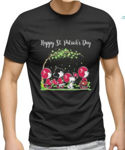 Official Peanuts Characters Alabama Crimson Tide Happy St. Patrick’s Day Shirt