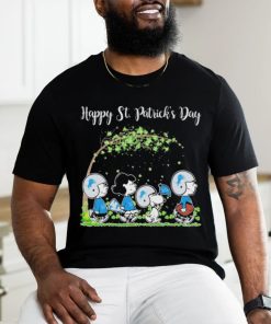 Official Peanuts Characters Detroit Lions Happy St. Patrick’s Day Shirt