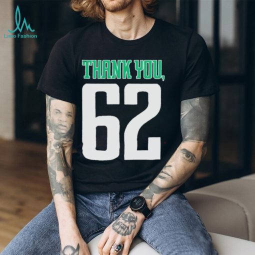 Official Philadelphia eagles thank you 62 jason kelce shirt