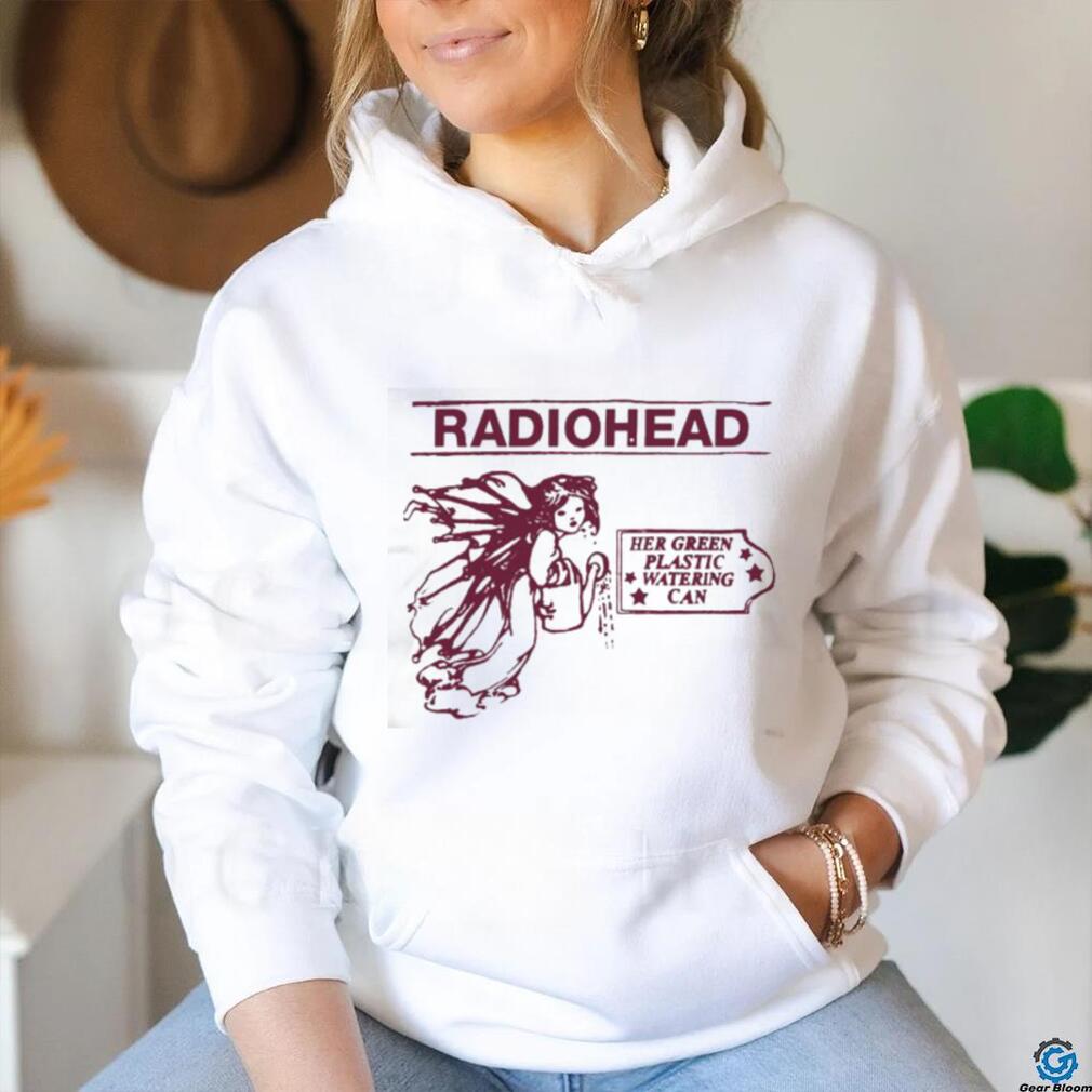 Official Radiohead Her Green Plastic Watering Can T Shirt Official Radiohead Her Green Plastic Watering Can T Shirt